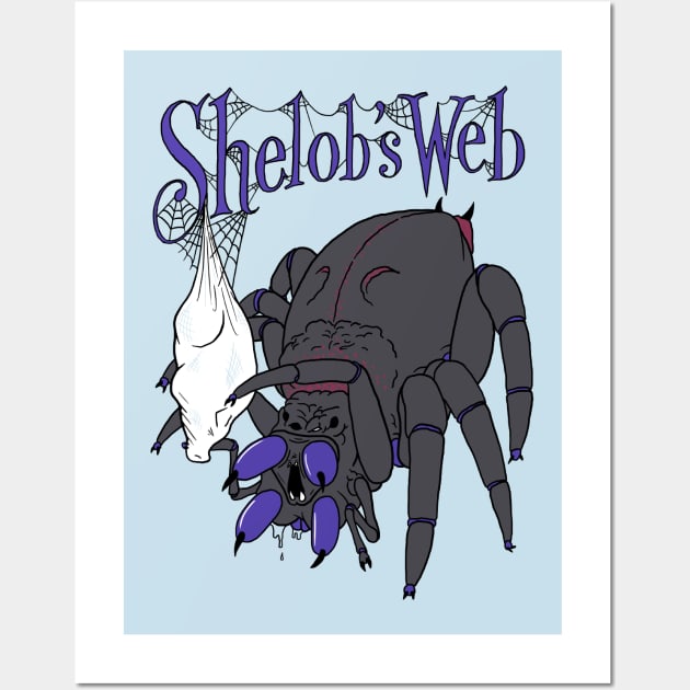 Shelob's Web Wall Art by cedownes.design